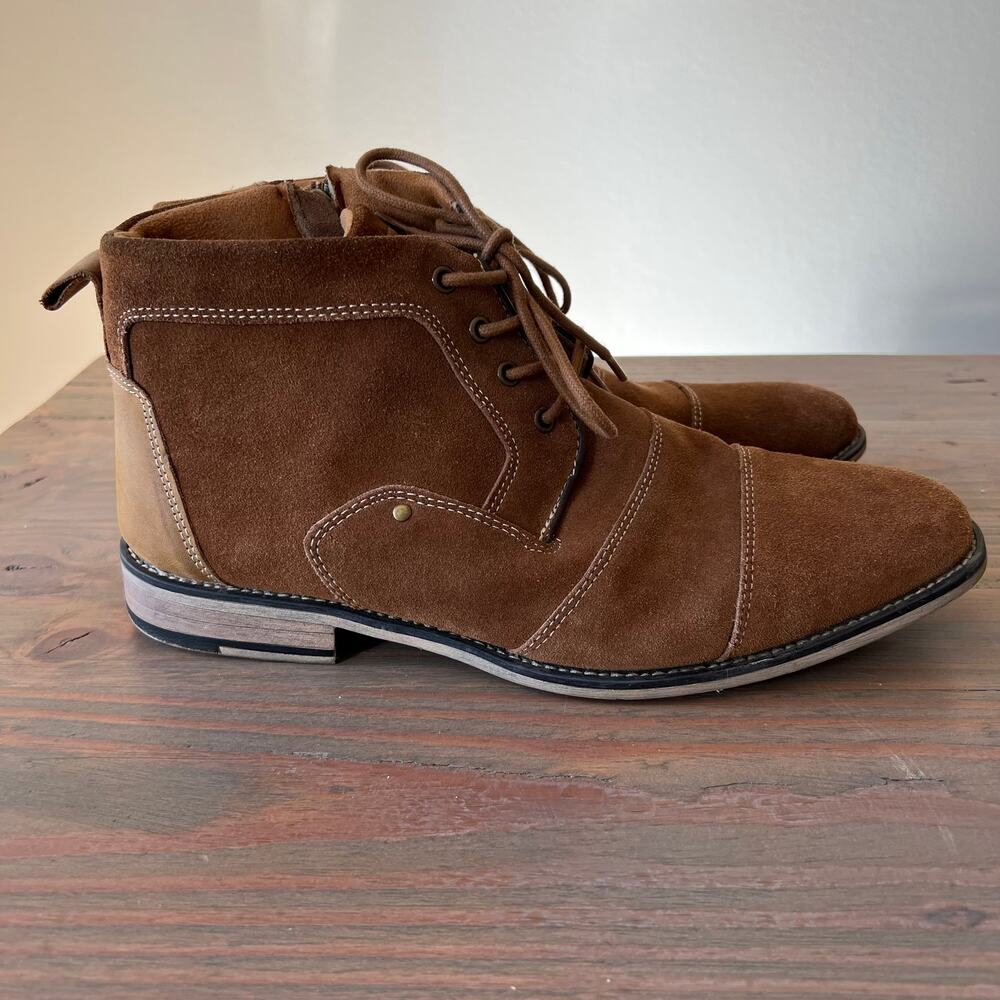 Steve Madden Brown Suede Shoes Men's 10 - Picture 3 of 7